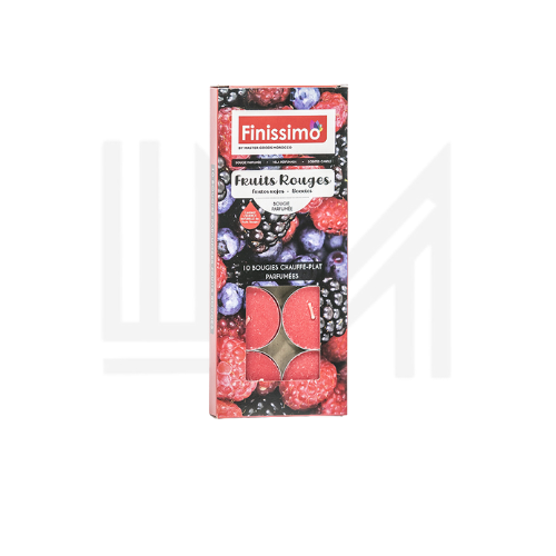 بمجموع شموع معطرة من 10 قطع برائحة الفواكه الحمراء